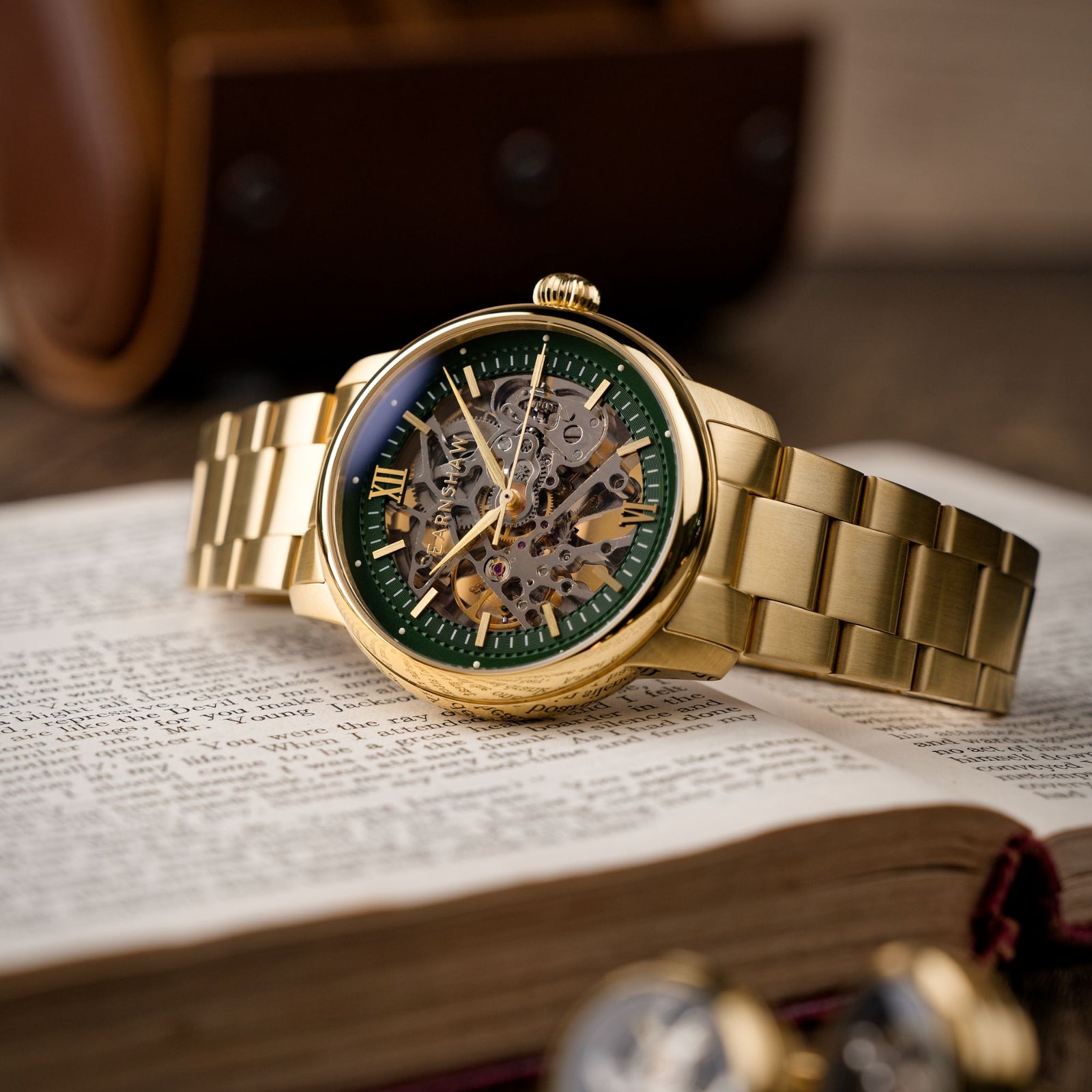 EARNSHAW 腕時計 ゴールド/ベージュ Ingot Gold | Longitude Automatic Skeleton – Thomas Earnshaw