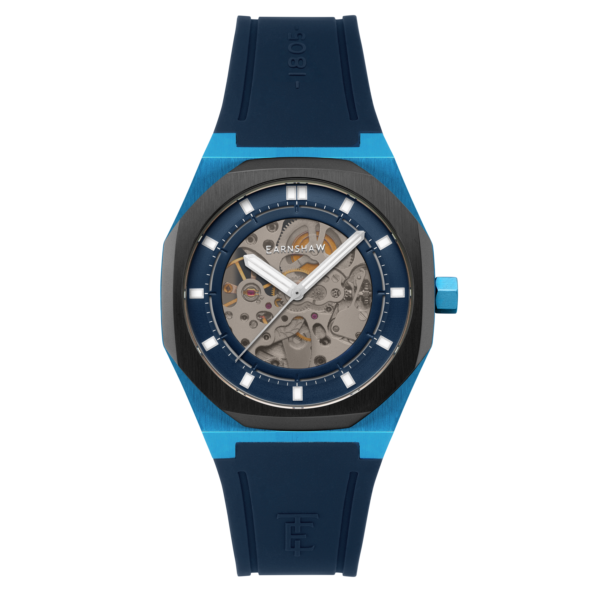 Midnight Blue | Discovery Drake Skeleton Automatic – Thomas Earnshaw