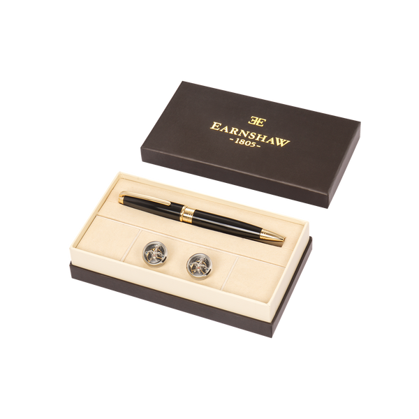 Tourbillon Cufflink And Pen Set
